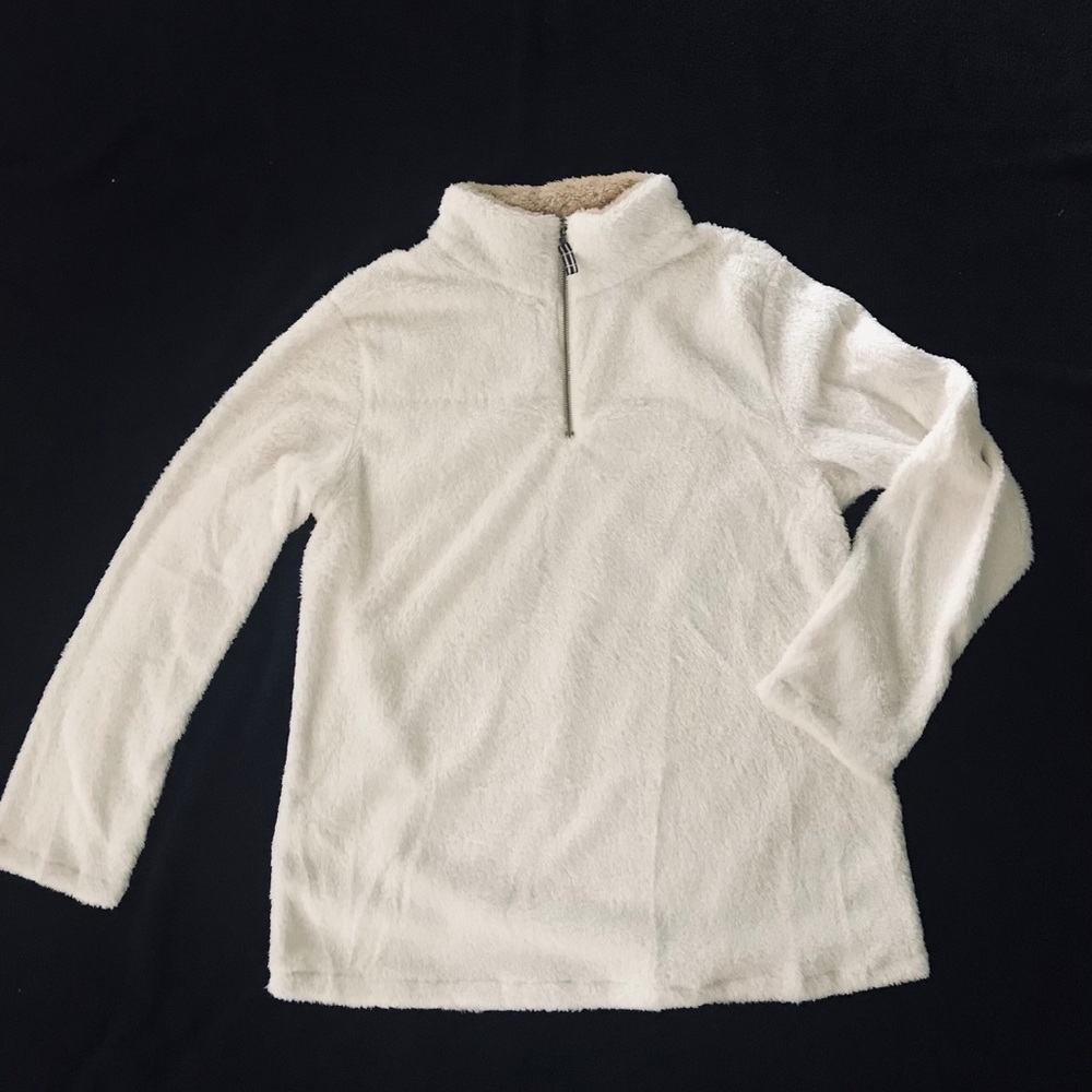 Women’s Cream Sherpa Pullover